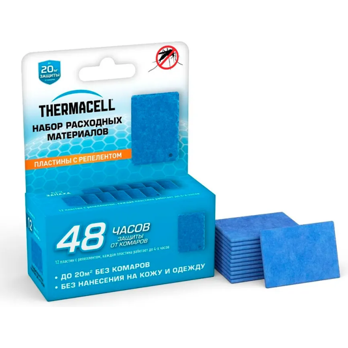 Запасные пластины Thermacell Backpacker Refills M48, 12 шт.